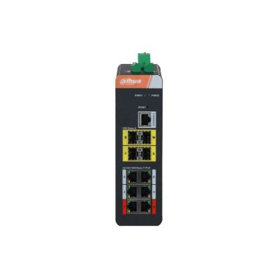 Управляемый 10-портовый гигабитный POE коммутатор Dahua DH-PFS4410-6GT-DP с 6 портами РоЕ Управляемый 10-портовый гигабитный POE коммутатор Dahua DH-PFS4410-6GT-DP с 6 портами РоЕ