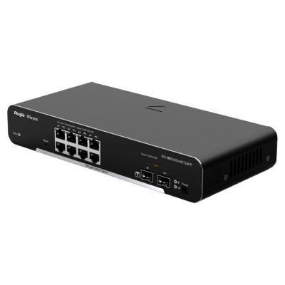Комутатор Ruijie Reyee RG-NBS3100-8GT2SFP керований 10-портовий без PoE Комутатор Ruijie Reyee RG-NBS3100-8GT2SFP керований 10-портовий без PoE