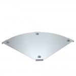 Крышка угловой секции OBO Bettermann 90° 150мм 7138502 Крышка угловой секции OBO Bettermann 90° 150мм 7138502