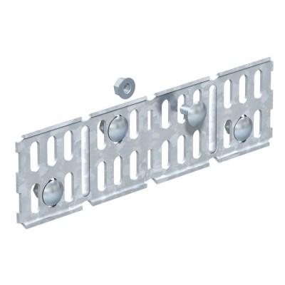 Повздовжній/кутовий з'єднувач кабельних лотків 60мм OBO Bettermann 6067115 Повздовжній/кутовий з'єднувач кабельних лотків 60мм OBO Bettermann 6067115