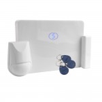 Комплект сигналізації ППК Лунь-25Е з 3 брелоками EM, радіоприймачем, датчиком руху і герконом