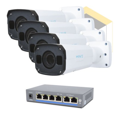 Комплект для управления и контроля доступа автотранспорта на 4 камеры Комплект для управления и контроля доступа автотранспорта на 4 камеры