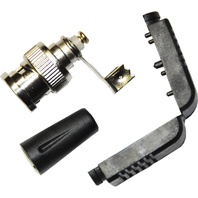 Разъем ATIS BNC-PC угловой с пластиковым колпачком под винт Разъем ATIS BNC-PC угловой с пластиковым колпачком под винт