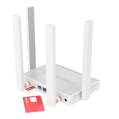 Маршрутизатор Keenetic Runner 4G KN-2210-01EN N300 4xFE, Micro-SIM з Wi-Fi Mesh системой