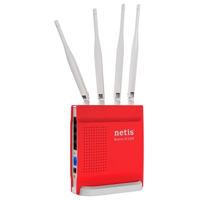 Точка доступу з мережевим адаптером NETIS WRL ROUTER 1200MBPS 1000M/4P DUAL BAND WF2681 Точка доступу з мережевим адаптером NETIS WRL ROUTER 1200MBPS 1000M/4P DUAL BAND WF2681