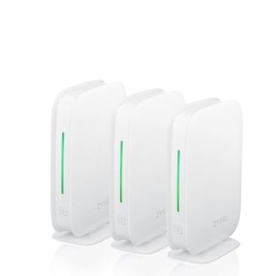 Комплект из трех Mesh Wi-Fi маршрутизаторов ZYXEL Multy M1 AX1800, WiFi6, 1xWAN GE, 3xLAN GE, Amazon Alexa, 3 шт (WSM20-EU0301F) Комплект из трех Mesh Wi-Fi маршрутизаторов ZYXEL Multy M1 AX1800, WiFi6, 1xWAN GE, 3xLAN GE, Amazon Alexa, 3 шт (WSM20-EU0301F)
