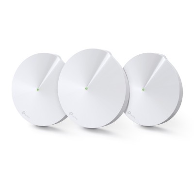 Домашня Mesh Wi-Fi система TP-LINK DECO M9 plus 3PK AC2200 2xGE LAN/WAN 1xUSB 2.0 MU-MIMO Zigbee 3-band (DECO-M9-PLUS-3-PACK)