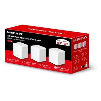 Домашняя Mesh Wi-Fi система Halo H30G(3-pack) AC1300 2xGE LAN/WAN (HALO-H30G-3-PACK)