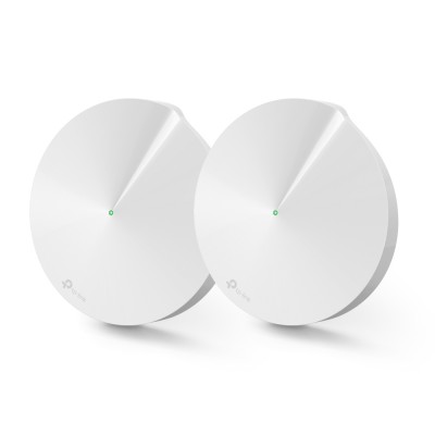 Домашня Mesh Wi-Fi система TP-LINK DECO M9 plus 2PK AC2200 2xGE LAN/WAN 1xUSB 2.0 MU-MIMO Zigbee 3-band (DECO-M9-PLUS-2-PACK)
