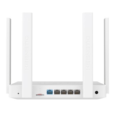 Маршрутизатор Keenetic Hero 4G KN-2310-01EN AX1800 4xRJ-45, 1xCombo RJ-45/SFP, 1 x USB 2.0, 1 x USB 3.0 з Wi-Fi Mesh системой