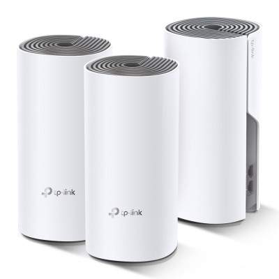 Домашня Mesh Wi-Fi система TP-LINK DECO E4 3PK AC1200 2xFE LAN/WAN MU-MIMO (DECO-E4-3-PACK) Домашня Mesh Wi-Fi система TP-LINK DECO E4 3PK AC1200 2xFE LAN/WAN MU-MIMO (DECO-E4-3-PACK)