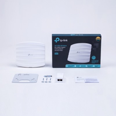 Точка доступа TP-Link AC1350 EAP225 V3 гигабитная с креплением на потолок
