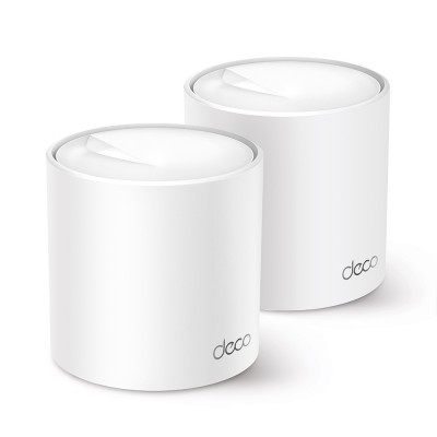Домашняя Mesh Wi-Fi система TP-LINK DECO X50 2PK AX3000 3xGE LANWAN MU-MIMO OFDMA (DECO-X50-2-PACK)