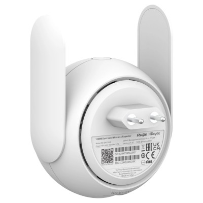 Дводіапазонний розширювач Ruijie Mesh RG-EW1200R Wi-Fi Extender Дводіапазонний розширювач Ruijie Mesh RG-EW1200R Wi-Fi Extender