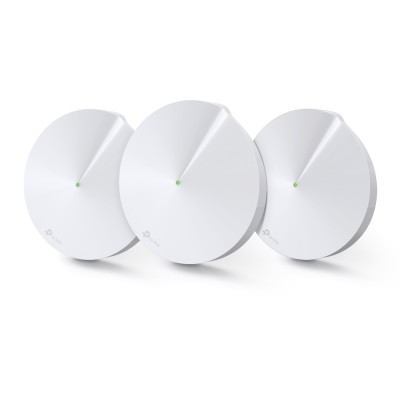 Домашняя Mesh Wi-Fi система TP-LINK DECO M5 3PK AC1300 1xGE LAN 1xGE WAN MU-MIMO (DECO-M5-3-PACK)