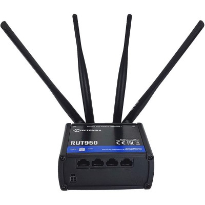 Бездротовий маршрутизатор Teltonika RUT950 N300, 1xFE WAN, 3xFE LAN, 2xSIM, 4G/LTE.Cat4 (RUT950U022C0) Бездротовий маршрутизатор Teltonika RUT950 N300, 1xFE WAN, 3xFE LAN, 2xSIM, 4G/LTE.Cat4 (RUT950U022C0)