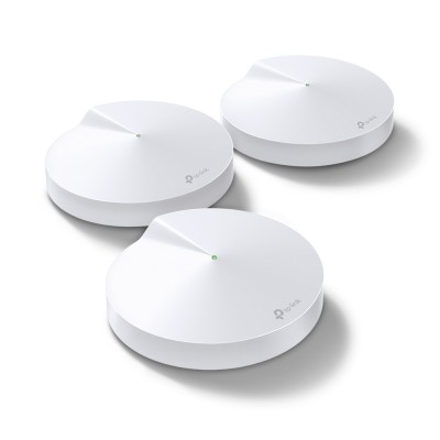 Домашняя Mesh Wi-Fi система TP-LINK DECO M5 3PK AC1300 1xGE LAN 1xGE WAN MU-MIMO (DECO-M5-3-PACK)