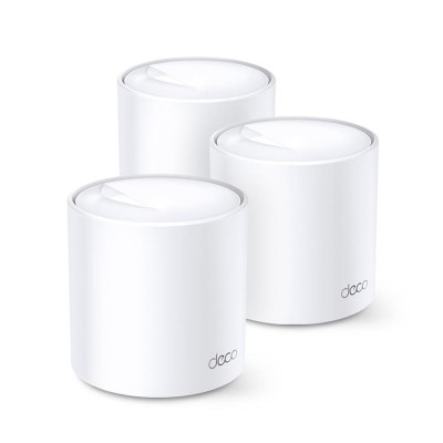 Домашняя Mesh Wi-Fi система TP-LINK DECO X60 3PK AX3000 1xGE LAN 1xGE WAN MU-MIMO OFDMA (DECO-X60-3-PACK)
