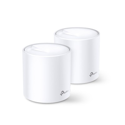 Домашняя Mesh Wi-Fi система TP-LINK DECO X60 2PK AX3000 1xGE LAN 1xGE WAN MU-MIMO OFDMA (DECO-X60-2-PACK)