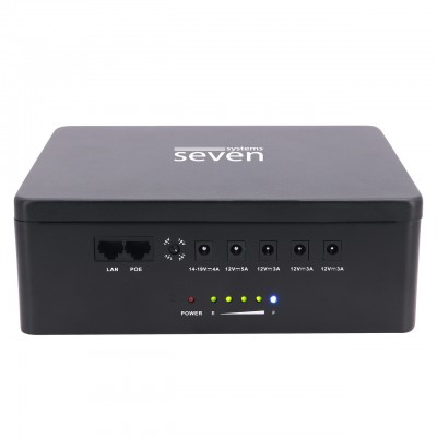 ИБП SEVEN UPS-7960 black 60W LiFePO4 с регулировкой выходного напряжения ИБП SEVEN UPS-7960 black 60W LiFePO4 с регулировкой выходного напряжения