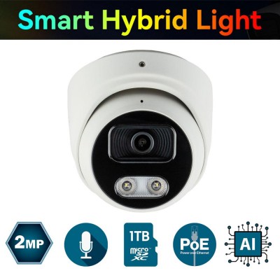 IP-видеокамера 2 Мп SEVEN IP-7212PA-DL white 2,8 мм с умной двойной подсветкой IP-видеокамера 2 Мп SEVEN IP-7212PA-DL white 2,8 мм с умной двойной подсветкой