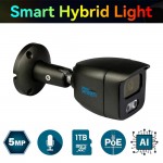 IP-відеокамера 5 Мп SEVEN IP-7225PA-DL black 2,8 мм з розумним подвійним підсвічуванням IP-відеокамера 5 Мп SEVEN IP-7225PA-DL black 2,8 мм з розумним подвійним підсвічуванням