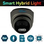 IP-видеокамера 2 Мп SEVEN IP-7212PA-DL black 2,8 мм с умной двойной подсветкой