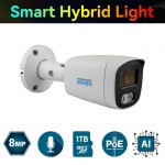 IP-відеокамера 8 Мп вулична/внутрішня SEVEN IP-7228PA-DL white 2,8 мм