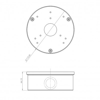 Монтажная коробка для видеокамер SEVEN M715
