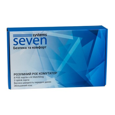 PoE коммутатор 8 портов SEVEN P-7328G-SFP PoE коммутатор 8 портов SEVEN P-7328G-SFP