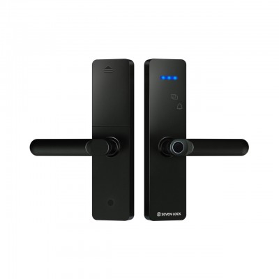 SEVEN LOCK SL-7740BF black розумний дверний біометричний замок