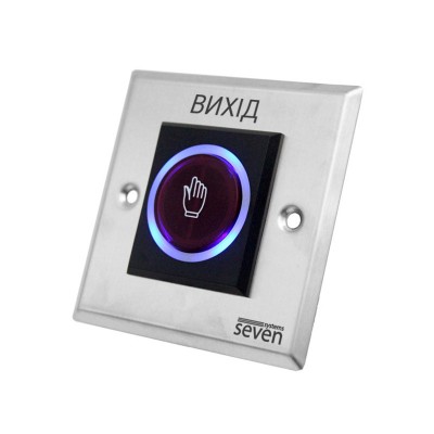 Кнопка выхода бесконтактная SEVEN K-789 для СКД Кнопка выхода бесконтактная SEVEN K-789 для СКД