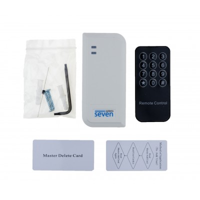 Контроллер доступа + считыватель SEVEN CR-772w EM-Marin