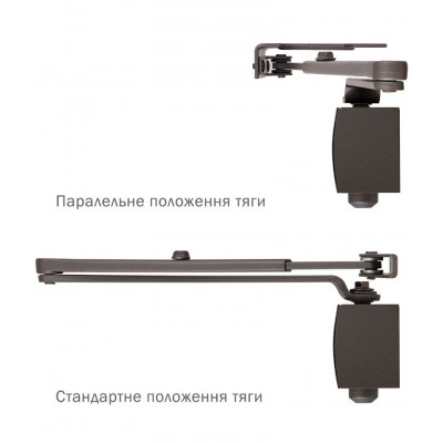 Доводчик двери RYOBI 1200 metallic bronze 80 кг Доводчик двери RYOBI 1200 metallic bronze 80 кг