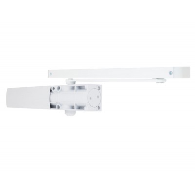 Доводчик с направляющим каналом от 45 до 65 кг SEVEN DC-7747 white