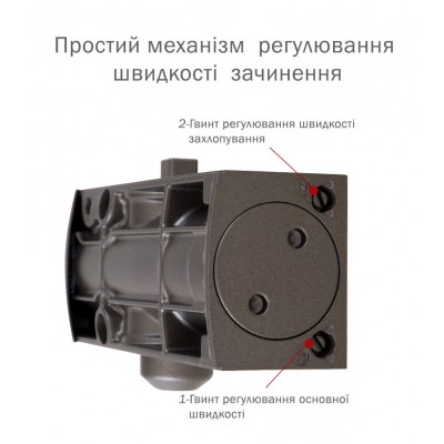 Доводчик двери RYOBI 1200 metallic bronze 80 кг Доводчик двери RYOBI 1200 metallic bronze 80 кг