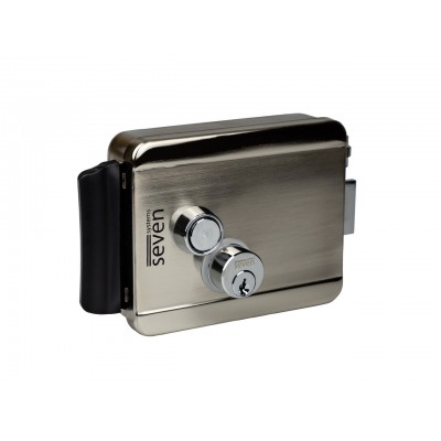 Замок електромеханічний з хромованої сталі SEVEN EL-7729