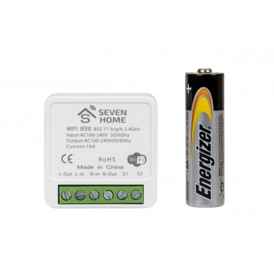 Розумне Wi-Fi реле SEVEN HOME S-7048 Розумне Wi-Fi реле SEVEN HOME S-7048