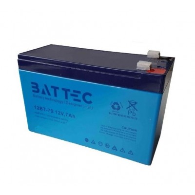 Акумуляторна батарея 12В/7Ач BATTEC