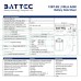 Акумуляторна батарея AGM 12В/9Ач BATTEC