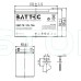 Акумуляторна батарея 12В/7Ач BATTEC