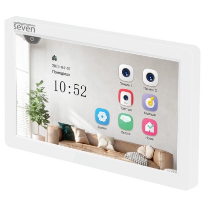 Видеодомофон 7 дюймов SEVEN DP-7570 FHD IPS white