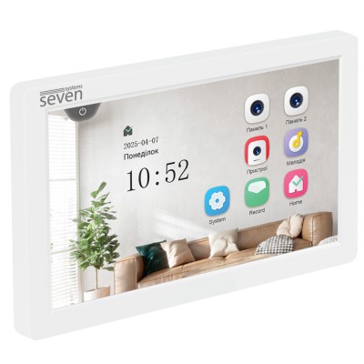 Видеодомофон 7 дюймов SEVEN DP-7570 FHD IPS white