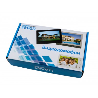 Видеодомофон 7 дюймов SEVEN DP–7571 FHD black