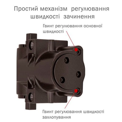 Доводчик дверей 200 кг RYOBI 4550 dark bronze Доводчик дверей 200 кг RYOBI 4550 dark bronze