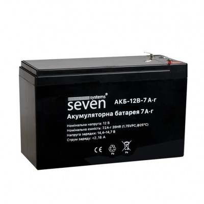 SEVEN KA-7857p Безперебійне живлення (ББП 5А + АКБ 7Ач)
