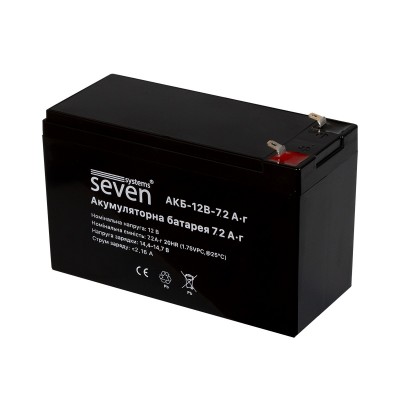 Аккумуляторная батарея SEVEN 12В/7,2Ач Аккумуляторная батарея SEVEN 12В/7,2Ач