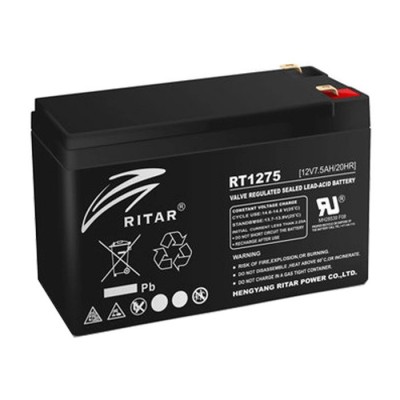 Акумуляторна батарея Ritar RT1275 12В/7,5Ач