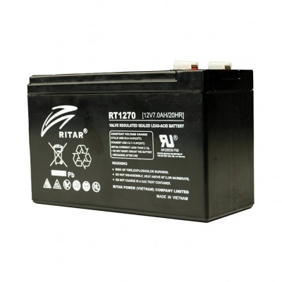 Акумуляторна батарея Ritar RT1270 12В/7Ач