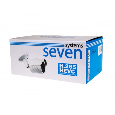IP-видеокамера 5 Мп SEVEN IP-7225PA-DL white 4 мм с умной двойной подсветкой